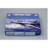 Image de Trumpeter 01648 F-100C Super Sabre   Straaljager Bouwpakket   Schaal 1:72