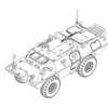 Image de Trumpeter Modelbouwpakket Militaire voertuigen - 07444 M706 USAF XM706E2 Panzerwagen Plastic - 1:72 - Modelbouw