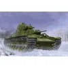 Image de Trumpeter Modelbouwpakket Militaire voertuigen - 09590 Soviet T-100 Heavy Tank Plastic - 1:35 - Modelbouw