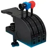 Image de Manette simulateur de vol - Filaire - Logitech G - Saitek Pro Flight - Compatible PC - Noir en occasion ou reconditionné