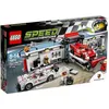 Image de LEGO® Speed Champions 75876 Le Stand de la Porsche 919 Hybrid et 917K en occasion ou reconditionné
