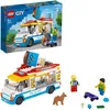 Image de LEGO® City 60253 Le camion de la marchande de glaces Kit de Construction Jouet Enfants 5 ans et + avec Mini-figurine de chien en occasion ou reconditionné