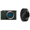 Image de Panasonic Lumix S9 Body Dark Olive + Lumix S 26mm F/8 Manual Focus