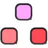 Image de Telesin Duik-filters voor GoPro 9/10/11/12, rood/roze/magenta