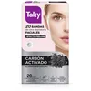 Image de Carbon Activado bandas cera faciales depilatorias 20 u