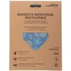 Image de Braguita Menstrual absorción super #azul talla S