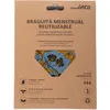 Image de Braguita Menstrual absorción super #flores amarillas talla S