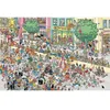 Image de Puzzle 1500 pièces Jumbo Jan van Haasteren   À vos talons prêt partez ! (90 x 60 cm poster inclus) en occasion ou reconditionné