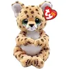 Image de TY Lloyd Leopard Beanie Bellie Regular 6" | Beanie Baby Peluche douce | Objet de collection en peluche douillette