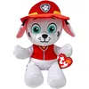 Image de TY - Collection Paw Patrol, Marshall, tous les héros de l'équipe des chiots en version disquette, peluche douce à collectionner, idée cadeau pour grands et petits - 20 cm - T44018