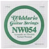Image de D'Addario NW054 Corde seule avec filet en nickel pour guitare électrique Calibre .054