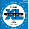 Image de D'Addario XLB120 Corde seule longue avec filet en nickel pour basse Calibre .120