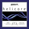 Image de D'Addario Bowed Jeu de cordes pour violoncelle D'Addario Helicore, manche 1/2, tension Medium