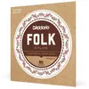 Image de D'Addario Cordes en nylon pour guitare folk D'Addario EJ34, extrémité à boule, bronze 80/20/cordes aiguës en nylon noir