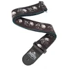 Image de D'Addario Gitaarband   Alchemy Gothic Collectie   Verstelbare Band Compatibel met Elektrische, Akoestische & Basgitaren - Muted Skulls