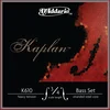Image de Cordes de basse D'Addario Kaplan - Jeu complet - K610 3/4H - Pour contrebasse, basse acoustique - Échelle 3/4, Tension élevée