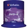 Image de Verbatim 43551 DVD+R disc 4.7 GB 100 stuk(s) Spindel