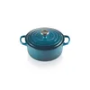 Image de Le Creuset Cocotte Signature en Fonte Émaillée avec Couvercle, Ø 20 cm, Ronde, 2.4 L, 3.092 kg, Deep Teal, 21177206422430