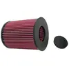 Image de K&N Filtre à air de remplacement 70mm raccordement, 146mm de base, 151mm en haut, hauteur 195mm (E-9289)