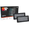 Image de K&N Filtre à Air d'Habitacle (2 pièces) compatible avec Jeep Wrangler 2.8, 3.6, 3.8 2011-2017 (VF1010)