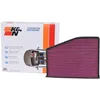 Image de K&N Filtre à Air d'Habitacle Jetable Premium compatible avec Volkswagen/Skoda divers modèles (DVF5071)