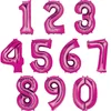 Image de Number 3 Pink SuperShape Foil Balloon - 22"/55cm w x 34"/86cm h -