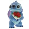 Image de Stitch Figure Enesco Avec Des Roses Lilo & Stitch Stitch 6 Cm