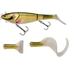Image de Berkley Zilla Tailswinger, hameçon de pêche, leurre dur, le premier Tailbait articulé sur le marché avec une action de nage étonnante et une grande polyvalence