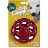 Image de JW Hol-ee Giggler Balle pour chien avec son Giggle Sound Jouet interactif à friandises pour chiens, rouge