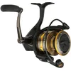 Image de PENN Battle® IV Spinning Reel, Zoutwater visser Zeevis Kunstaas Aas, Bass, Pollack, Kabeljauw, Makreel, Wrasse, Aluminium Spoel, Robuust Ambidexter 1000 Reel Maat 5.2:1 Versnelling Zwart, Goud Rook