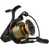 Image de PENN Battle® IV Spinning Reel, Zoutwater visser Zeevis Kunstaas Aas, Bass, Pollack, Kabeljauw, Makreel, Wrasse, Aluminium Spoel, Robuust Ambidextrous 4000 Reel Maat 6.2:1 Versnelling Zwart, Goud Rook