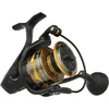 Image de PENN Battle® IV Spinning Reel, Zoutwater visser Zeevis Lure Bait, Bass, Pollack, Kabeljauw, Makreel, Wrasse, Aluminium Robuust Ambidextrous 4000 High Speed Reel Maat 7.0:1 Zwart, Goud Rook