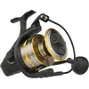 Image de PENN Battle® IV Spinning Reel, Zoutwater visser Zeevis Kunstaas Aas, Bass, Pollack, Kabeljauw, Makreel, Wrasse, Aluminium Spoel, Robuust Ambidexter 8000 Reel Maat 5.1:1 Versnelling Zwart, Goud Rook