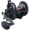 Image de PENN Warfare Star Drag, moulinet de pêche, moulinets conventionnels, pêche côtière/offshore, pêche en bateau en eau salée ou kayak, unisexe, noir/rouge/fumé, 30 | Main droite