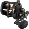 Image de PENN Squall II Level Wind Fishing Reel, moulinets conventionnels, eau salée, pêche au large, unisexe, or noir, 20, frein en étoile