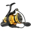 Image de PENN Spinfisher VII Long Cast, Moulinet de Pêche, Moulinets Spinning, Pêche en Mer, Moulinet de Pêche en Mer avec Étanchéité IPX5 qui Protège Contre les Infiltrations d'Eau Salée, Black Gold, 7500
