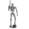 Image de Metal Earth ICONX - Terminator T-800   Figurine Terminator   Maquette Metallique   Construction Puzzle 3D en Metal de 7.2 x 7.5 x 19.5 cm