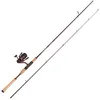 Image de Abu Garcia Tormentor2 Travel Spinning Combo, zoetwater hengel reel snoekbaars snoekbaars, sterk lichtgewicht veelzijdig, rood, 2,44m matig snelle hengel, 2000 maat reel