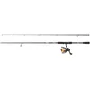 Image de Abu Garcia Black Max Spinning Combo, zoetwater hengel reel snoekbaars snoekbaars, sterk lichtgewicht veelzijdig, zwart, 1,83m gematigd snelle hengel, 2000 maat reel
