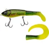 Image de Abu Garcia Svartzonker Mchybride Leurre Brochet - Leurre de Type Swimbait Hybride Corps dur et Paddle Souple - Fournit avec une Queue de Rechange