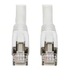 Image de TrippLite by Eaton Câble Ethernet snagless Cat8 25 G/40 G, câble de raccordement réseau certifié 22 AWG S/FTP, PoE, blanc, 6 m, garantie à vie (N272-020-WH)