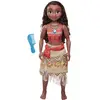 Image de Disney Princesses - Grande Poupée Princesse Moana 81 Cm - Licence Officielle Disney - Poupée Articulée - Cheveux Bouclées Soyeux - Robe Et Accessoires Coiffures inclus - Jouet Enfant 3 Ans+