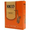 Image de D'Addario Woodwinds Rico Lot de 25 anches pour saxophone ténor, conçues pour les débutants, les étudiants, les professeurs, force 3,0