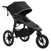 Image de Baby Jogger Summit X3 Poussette de jogging pliable à 3 roues avec frein à main Noir nuit
