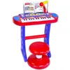 Image de Bontempi | MiniMaestro : Clavier Jouet Électronique 31 Touches avec Microphone et Accessoires, Bleu et Rouge, 450x430x610 mm