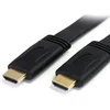 Image de StarTech.com Câble HDMI plat haute vitesse avec Ethernet - Ultra HD 4K x 2K - HDMI vers HDMI M/M - Câble HDMI plat (HDMIMM6FL) - 1,8 m