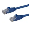 Image de StarTech.com Câble réseau Cat6 Gigabit UTP sans crochet de 10m - Cordon Ethernet RJ45 anti-accroc - M/M - Bleu (N6PATC10MBL)