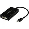 Image de StarTech.com Adaptateur Mini DisplayPort 3 en 1-1080p - Hub Adaptateur Répartiteur Mini DP vers HDMI/VGA/DVI pour votre Écran PC - Compatible Thunderbolt (MDP2VGDVHD)