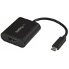 Image de StarTech.com Adaptateur USB-C vers HDMI avec switch pour mode Présentateur - Convertisseur USB Type-C vers HDMI - 4K 60 Hz (CDP2HD4K60SA)