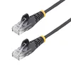 Image de StarTech.com StarTech.com Câble réseau Ethernet Snagless Cat6 de 2 m - Cordon sans crochet de 2 m - Noir